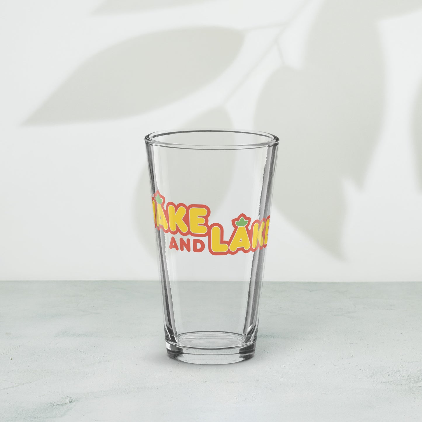 Wake and Lane Shaker pint glass