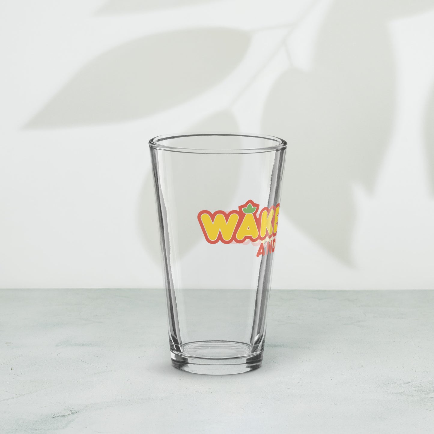 Wake and Lane Shaker pint glass