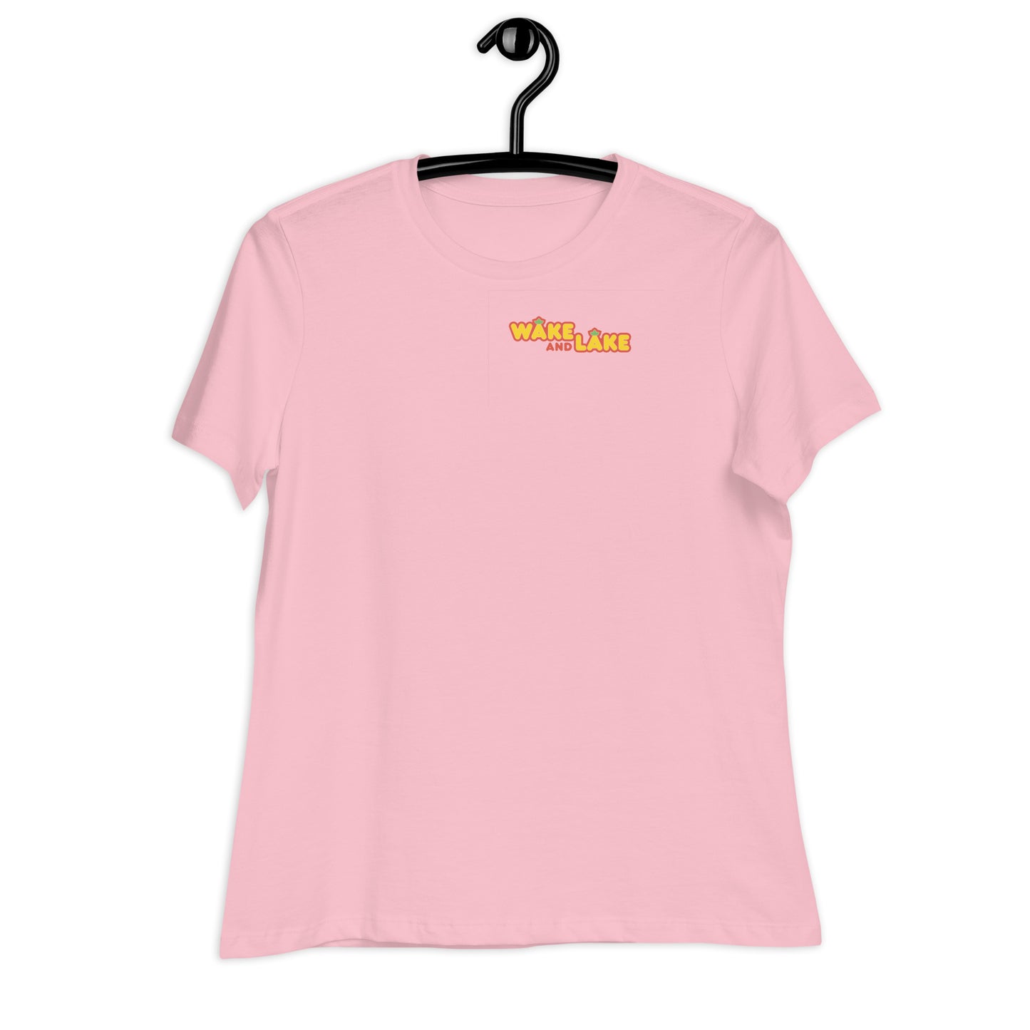 Wake and Lake Women's T-Shirt Black Print