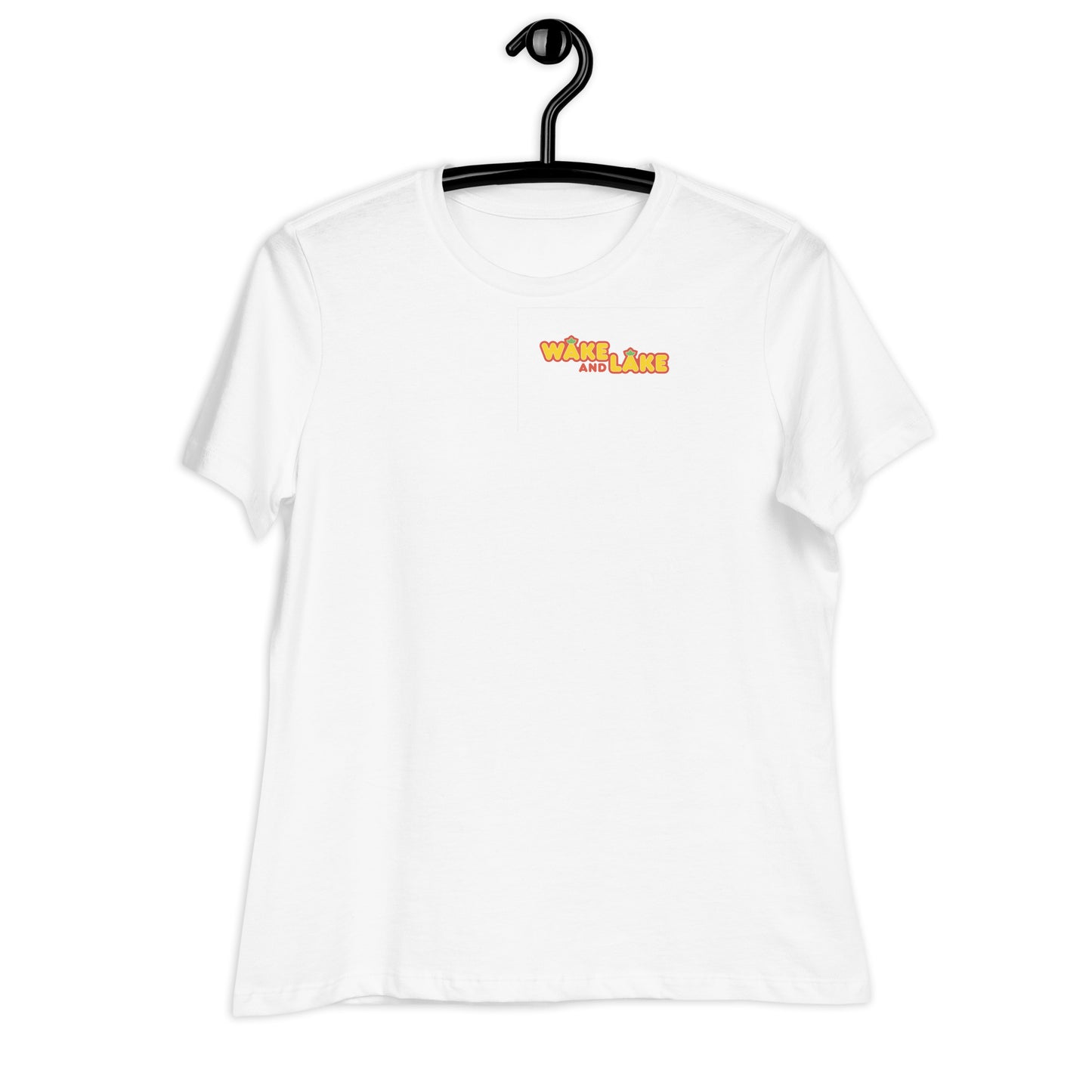 Wake and Lake Women's T-Shirt Black Print
