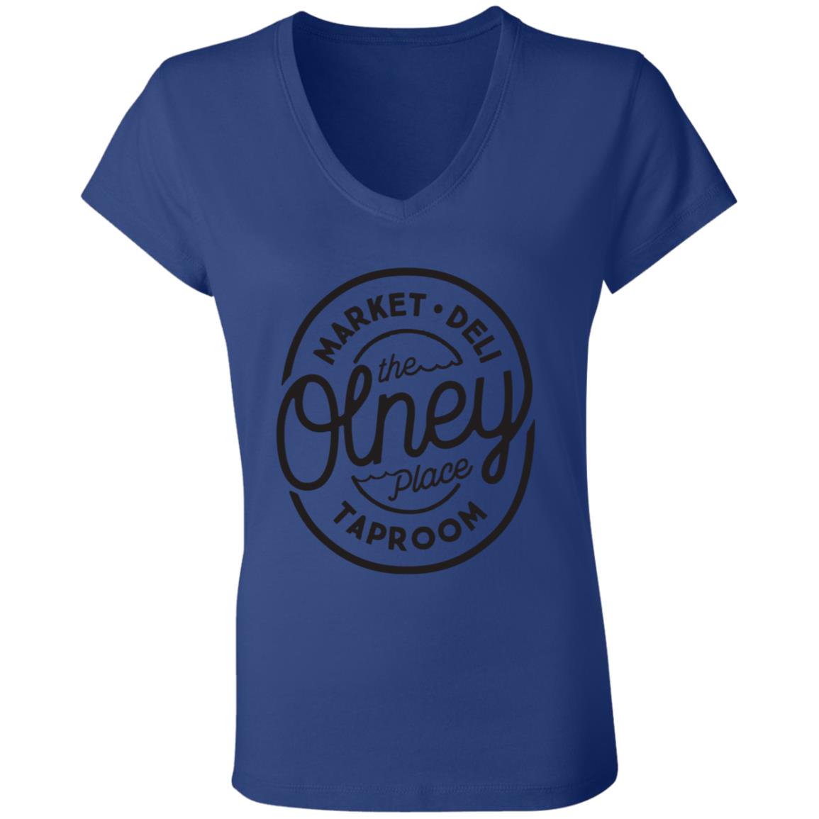 The Olney Place Ladies' Jersey V-Neck T-Shirt